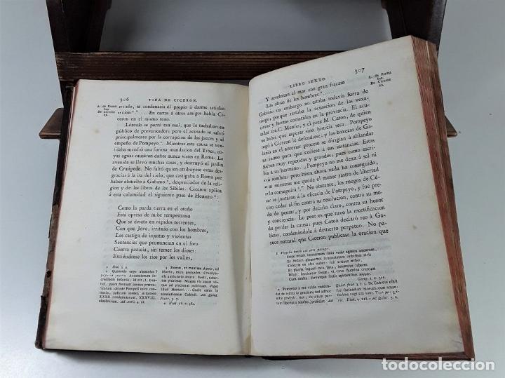 Libros antiguos: HISTORIA DE LA VIDA DE MARCO TULIO CICERON. TOMO II. C. MIDDLETON. 1790. - Foto 8 - 297490063