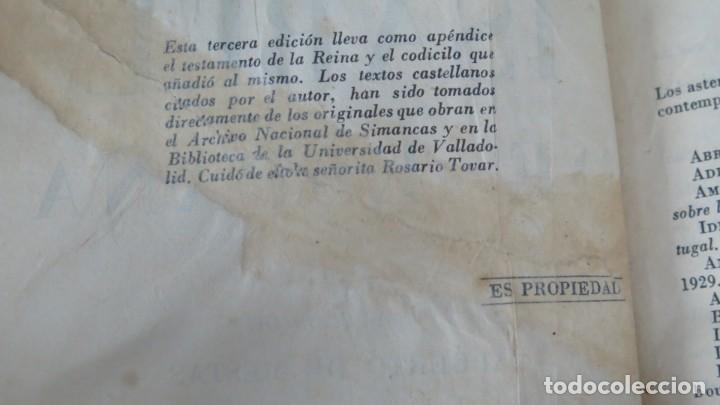 Libros antiguos: ISABEL DE ESPA&Ntilde;A. WALSH - Foto 3