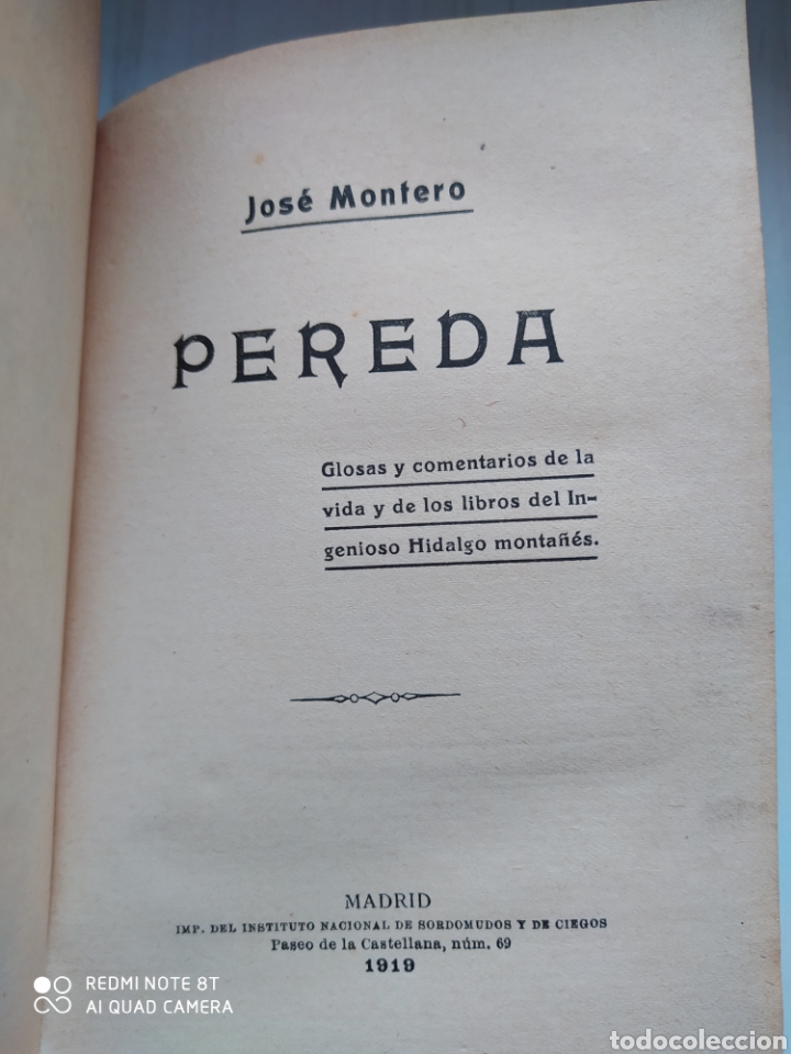 Libros antiguos: PEREDA - JOSE MONTERO - Foto 3