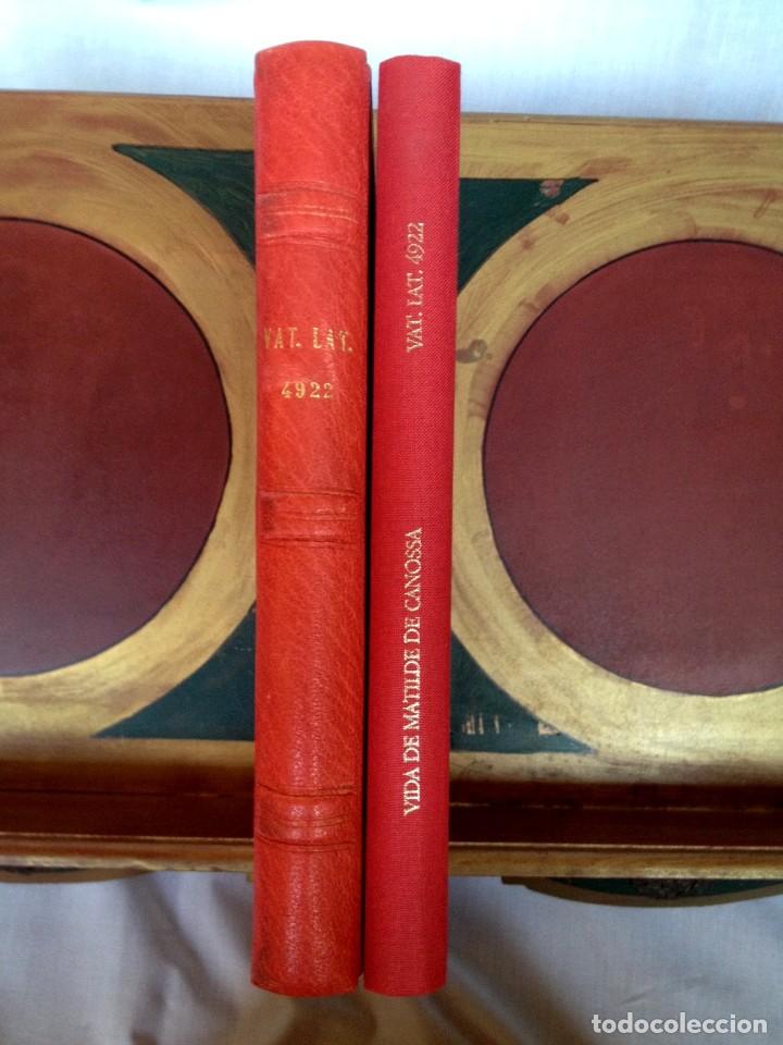 Libros antiguos: FACS&Iacute;MIL &ldquo;Vida de Matilde de Canossa. Codice Vat. Lat. 4922&rdquo; - Foto 4