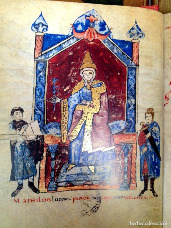 Libros antiguos: FACS&Iacute;MIL &ldquo;Vida de Matilde de Canossa. Codice Vat. Lat. 4922&rdquo; - Foto 1
