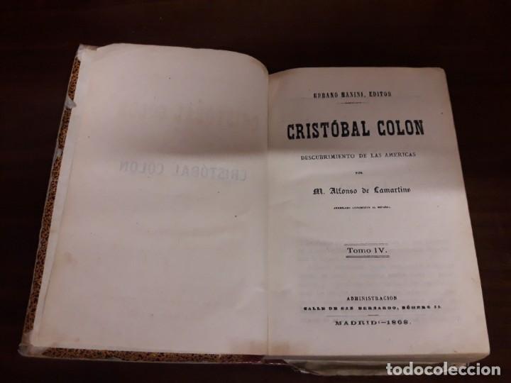 Libros antiguos: Crist&oacute;bal Col&oacute;n 1837 - Foto 17