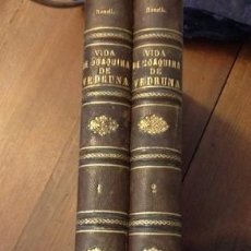 Libros antiguos: VIDA DE JOAQUINA DE VEDRUNA. P. JAIME NONELL. MANRESA 1906. 2 TOMOS. Lote 212728261