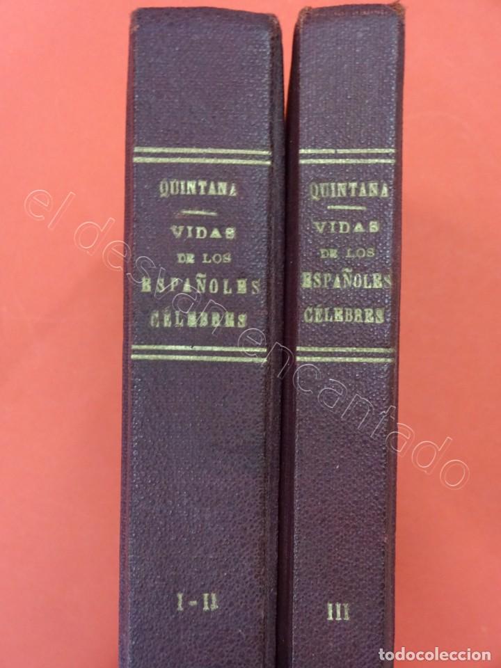 Libros antiguos: VIDA DE LOS ESPAÑOLES CÉLEBRES. Quintana. Madrid 1922. Dos tomos - Foto 1 - 217476721