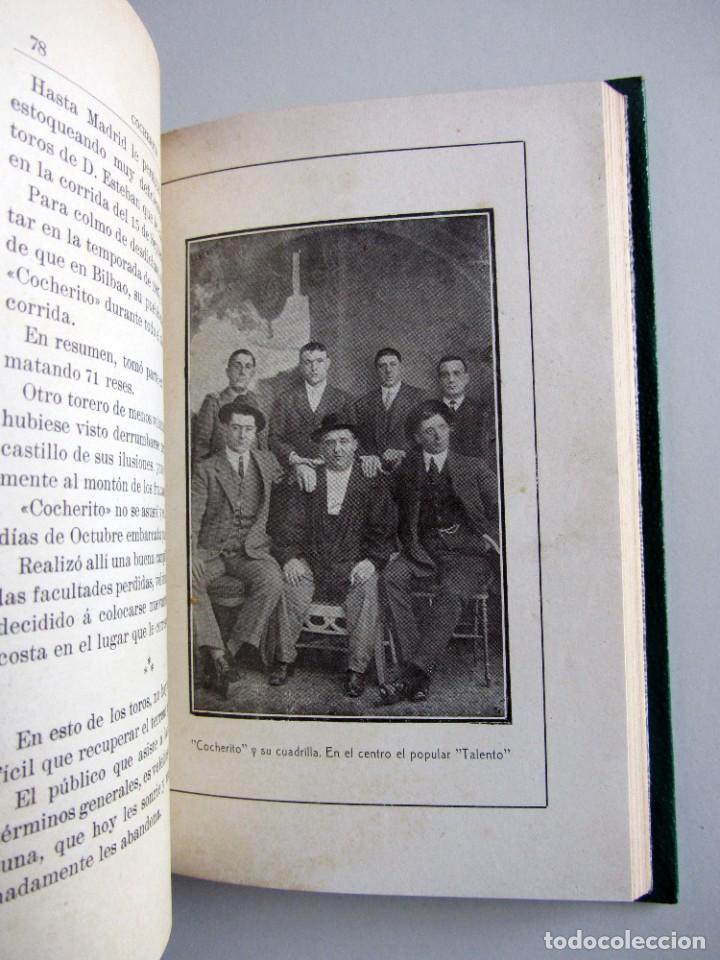 Libros antiguos: Cocherito. (Cástor Jaureguibeitia Ibarra, Torero) ¿Pedro Rodriguez? ¿1911? . Club Cocherito Bilbao. - Foto 6 - 226591706