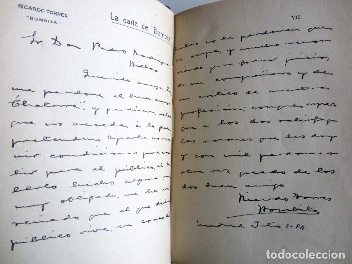 Libros antiguos: Cocherito. (Cástor Jaureguibeitia Ibarra, Torero) ¿Pedro Rodriguez? ¿1911? . Club Cocherito Bilbao. - Foto 10 - 226591706