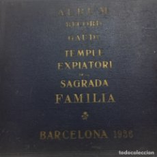 Libros antiguos: ALBUM FOTOGRAFICO TEMPLO EXPIATORIO DE LA SAGRADA FAMILIA BARCELONA 1936