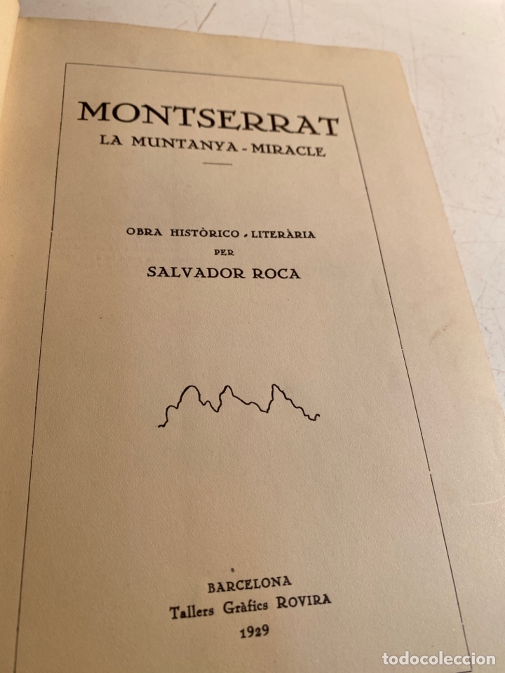 Libros antiguos: Montserrat la muntanya miracle - Foto 2 - 245220000