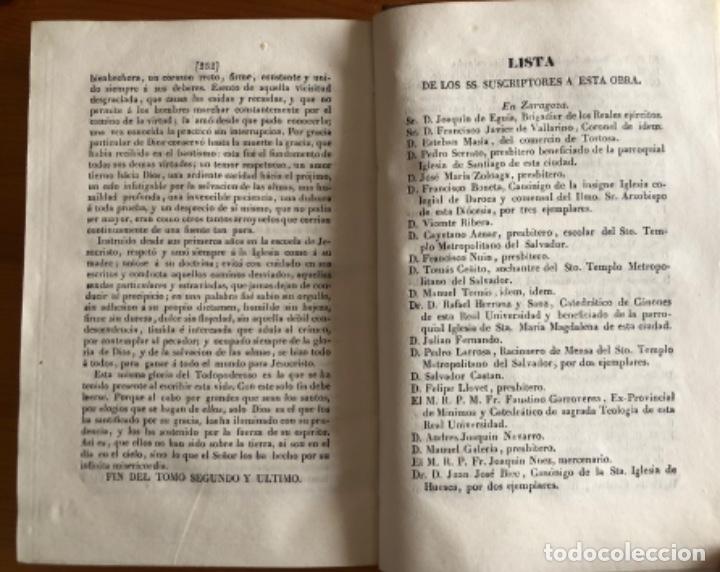 Libros antiguos: ZARAGOZA- VIDA DE SAN FRANCISCO DE SALES- MARSOLLIER- 1835 - Foto 5 - 245952260