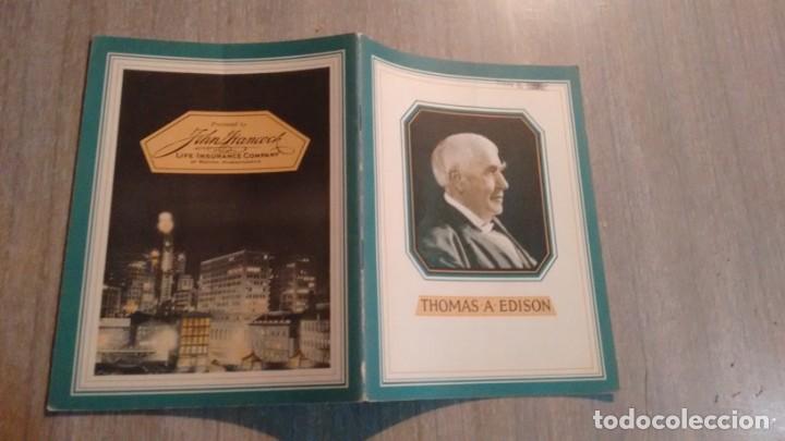 Libros antiguos: BIOGRAFIA - THOMAS A. EDISON - - Foto 1