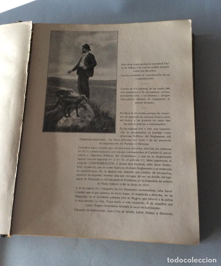 Libros antiguos: BIOGRAFÍA DE SABINO ARANA - GOIRI -TAR SABIN PRE GUERRA CIVIL. CEFERINO DE JEMEIN Y LAM. 1935 - Foto 6 - 257342725