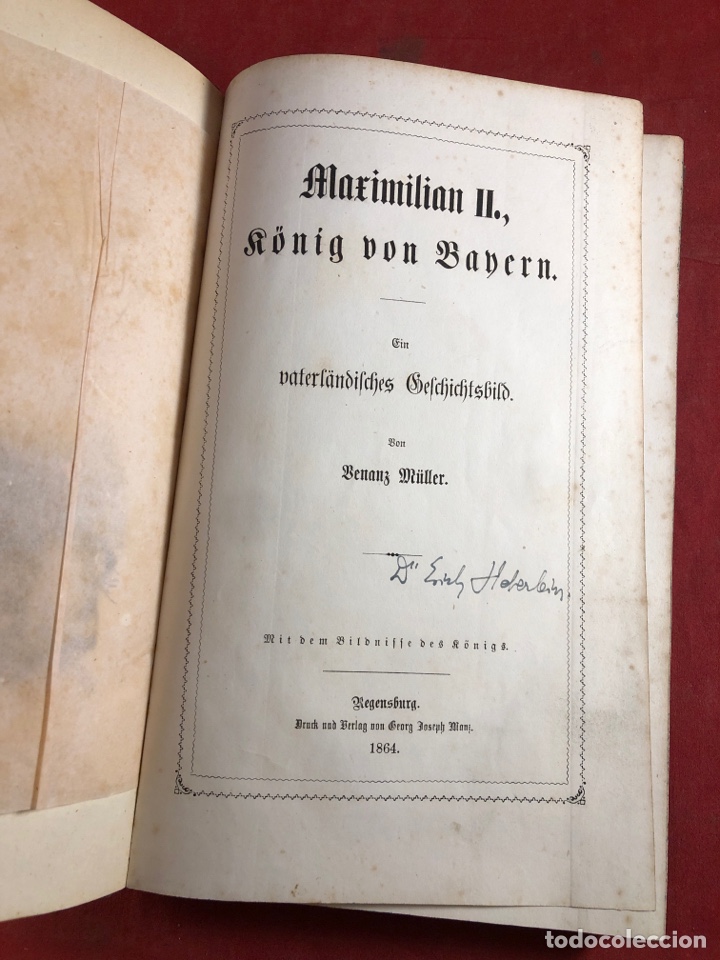 Libros antiguos: MAXIMILIANO II 1864 - Foto 1