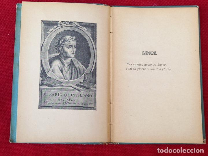Libros antiguos: MARCO FABIO QUINTILIANO - MEMORIA - BIO - BIBLIOGRAFICA. MADRID 1899 - DEDICACION DEL AUTOR: ALFARO - Foto 7 - 268116624