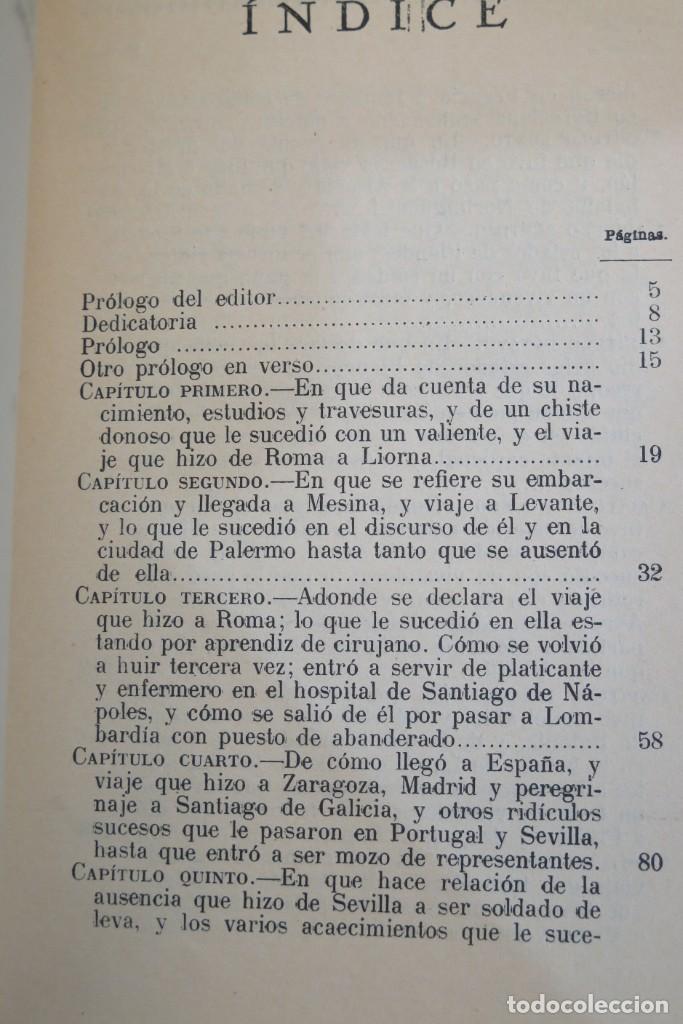 Libros antiguos: VIDA Y HECHOS DE ESTEBANILLO GONZ&Aacute;LEZ - Foto 3