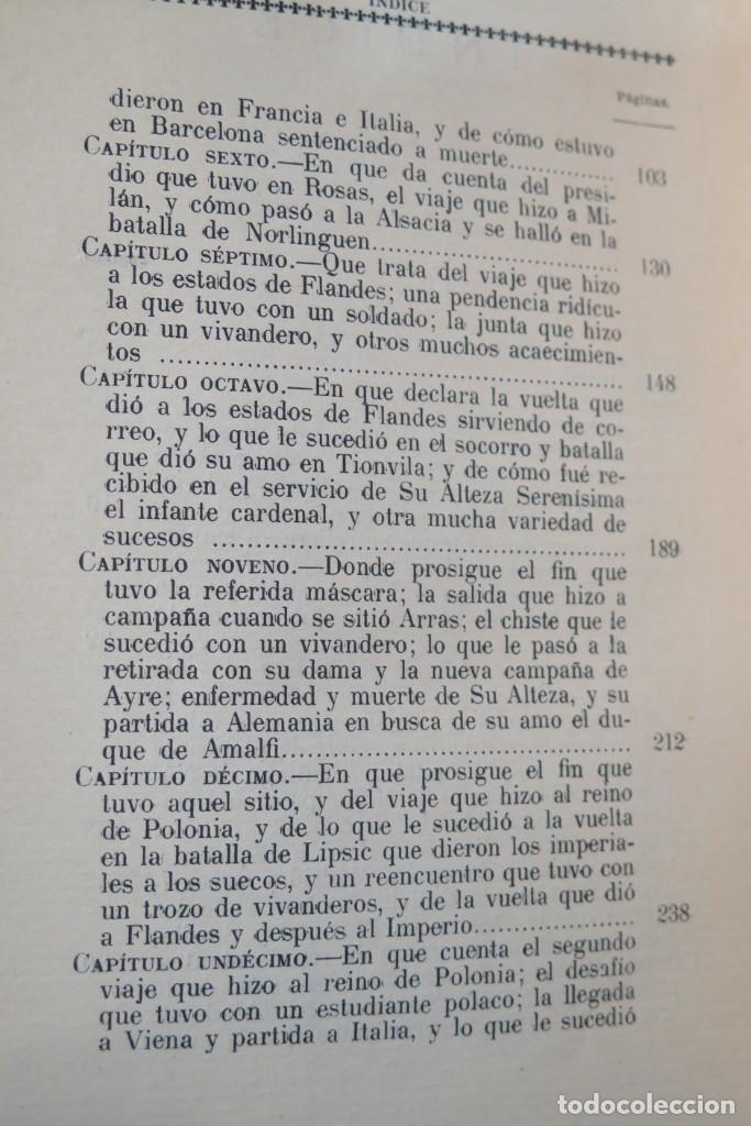 Libros antiguos: VIDA Y HECHOS DE ESTEBANILLO GONZ&Aacute;LEZ - Foto 4