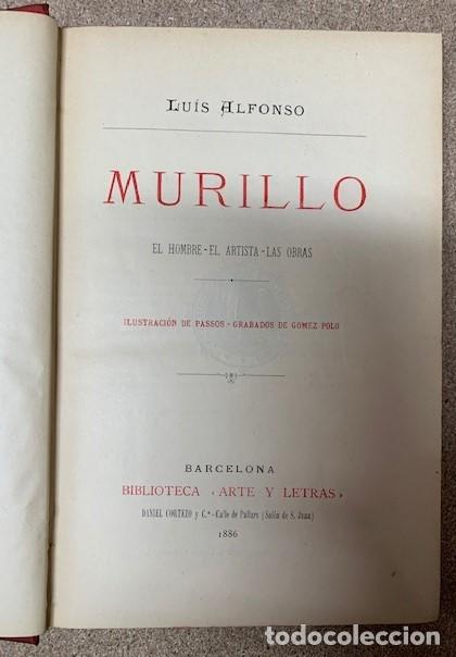 Libros antiguos: MURILLO - LUIS ALFONSO - 1886 - Foto 1