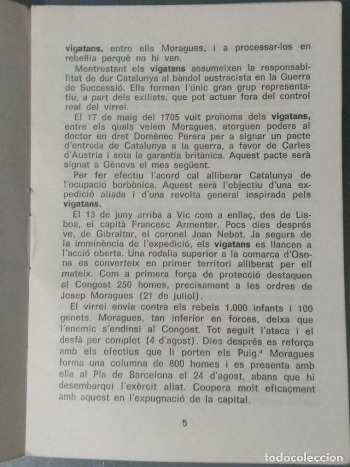 Libros antiguos: LIBRITO - GENERAL JOSEP MORAGUES - Foto 3
