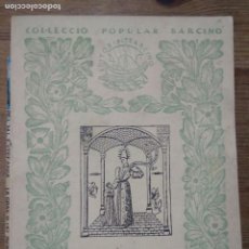 Libros antiguos: LIBRO EL PRÍNCEP CARLES DE VIANA MANUEL CRUELLS 1935 COL. POPULAR BARCINO ESCRITO EN CATALAN N-2779. Lote 280563748