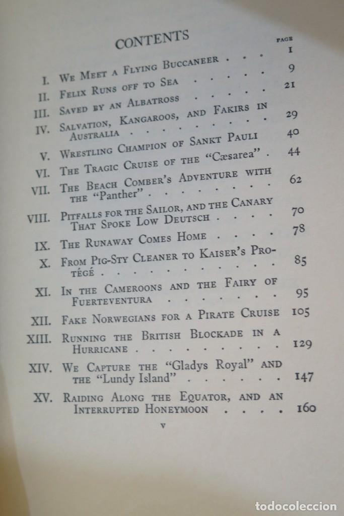 Libros antiguos: 1927.- COUNT LUCKNER. The Sea Devil. Lowell - Foto 5