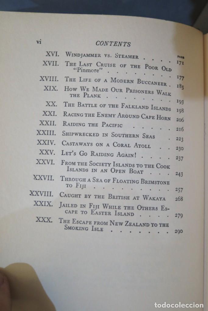 Libros antiguos: 1927.- COUNT LUCKNER. The Sea Devil. Lowell - Foto 6