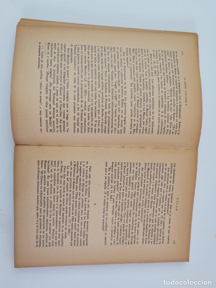 Libros antiguos: L-6079. EL KAISER GUILLERMO II, EMIL LUDWIG. SEGUNDA EDICION, 1945. - Foto 6 - 285995098