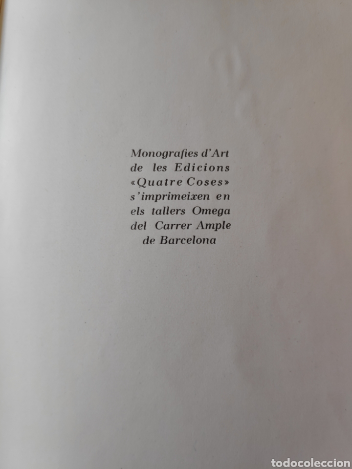 Libros antiguos: Monografia Joaqu&iacute;n sunyer - Foto 11