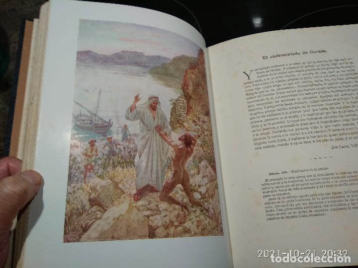 Libros antiguos: VIDA DE N.S. JESUCRISTO EN 80 LAMINAS EN COLORES / 1ª EDICION (?1919) - Foto 3 - 295529408