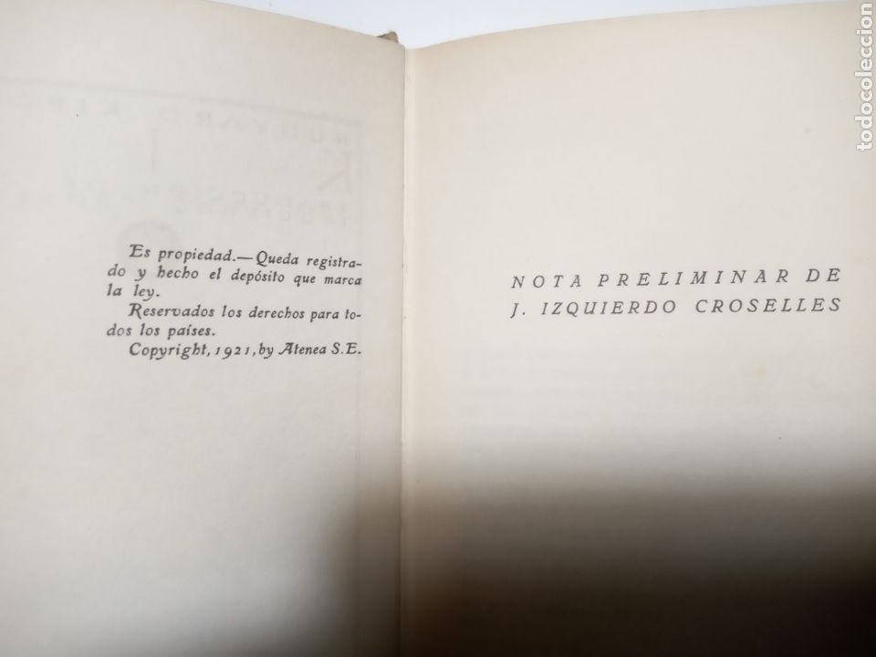 Libros antiguos: KIM. R. Kipling. Atenea 1921 - Foto 5