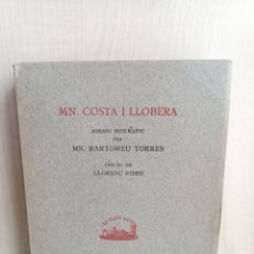 Libros antiguos: COSTA I LLOBERA. BASTOMEU TORRES. MALLORCA, BIBLIOTECA DE LES ILLES D'OR, 1936. Lote 340918588