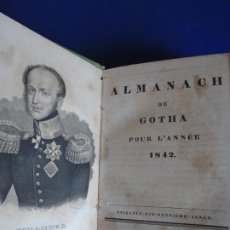 Libros antiguos: (PA-220603)ALMANACH DE GOTHA AÑO 1842. Lote 347466398