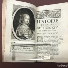 Libros antiguos: LIBRO HISTORIA DE LUIS XIV Y MARÍA TERESA REINA DE NAVARRA 1746