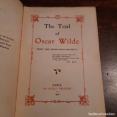 Libros antiguos: THE TRIAL OF OSCAR WILDE FROM THE SHORTHAND REPORTS. Lote 359137330