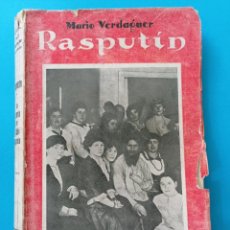 Libros antiguos: RASPUTIN - LA MUERTE DEL DIABLO SAGRADO - MARIO VERDAQUER. 1ª 1930. Lote 20931068