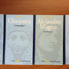Libros antiguos: PICASSO – CLEOPATRA – ALEJANDRO MAGNO – KENNEDY – 4 TOMOS - SALVAT – GRANDES BIOGRAFÍAS. Lote 386611674