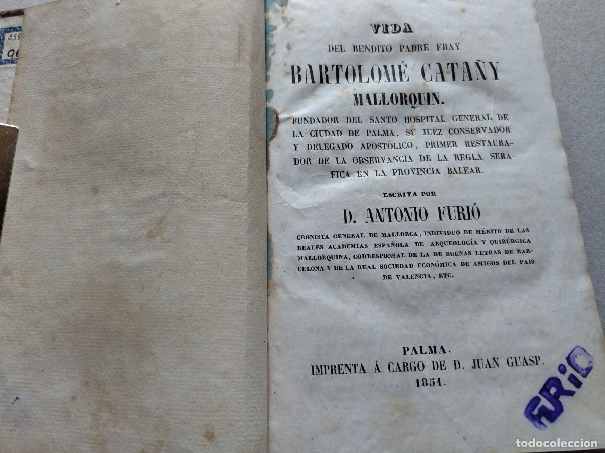 vida de bartolomé catany, fundador del hospital - Compra venta en  todocoleccion