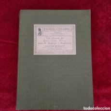 Libros antiguos: L-5404. LES RELACIONS DE JOAN LLUIS VIVES AMB ELS ANGLESOS I AMB L'ANGLATERRA. FOSTER WATSON. 1918