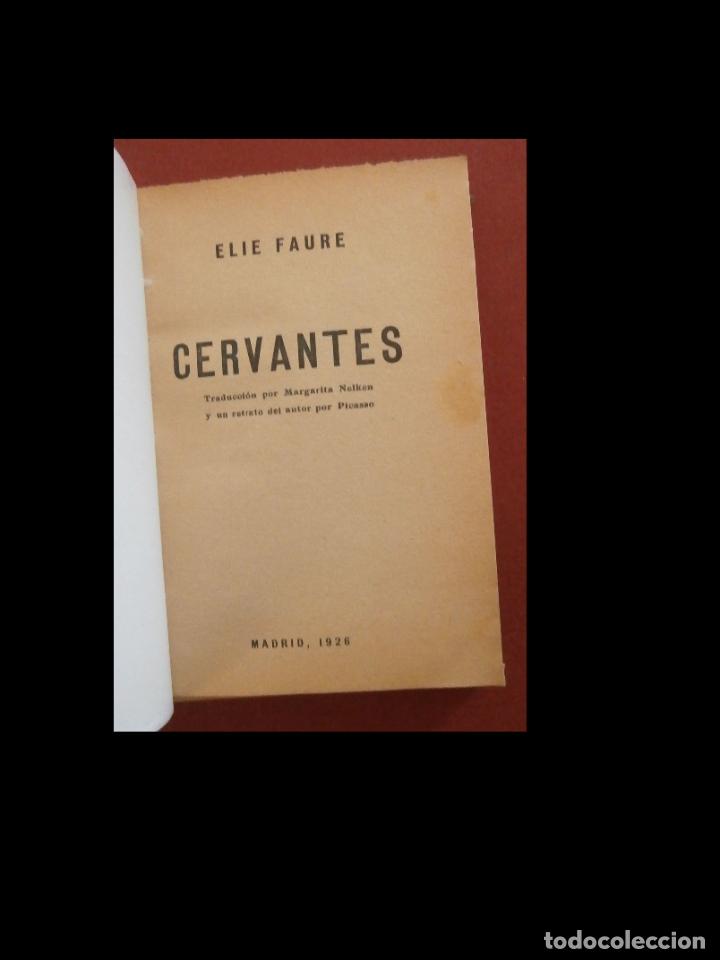 Libros antiguos: Cervantes. Elie Faure - Foto 4