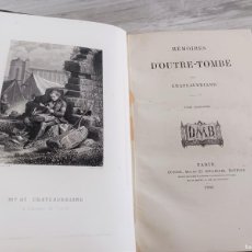 Libros antiguos: AÑO 1860: MEMORIAS DE ULTRA-TUMBA (MÉMOIRES D'OUTRE-TOMBE) - TOMO 2 - CHATEAUBRIAND