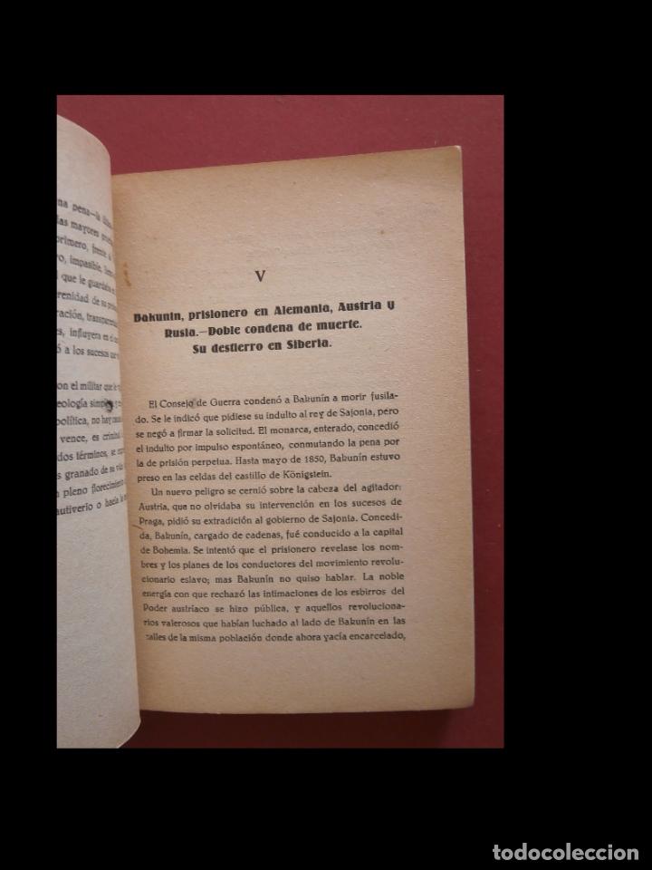 Libros antiguos: La dram&aacute;tica vida de Miguel Bakunin. Juan G. de Luces - Foto 3