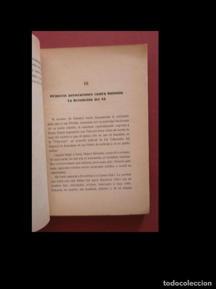Libros antiguos: La dram&aacute;tica vida de Miguel Bakunin. Juan G. de Luces - Foto 4