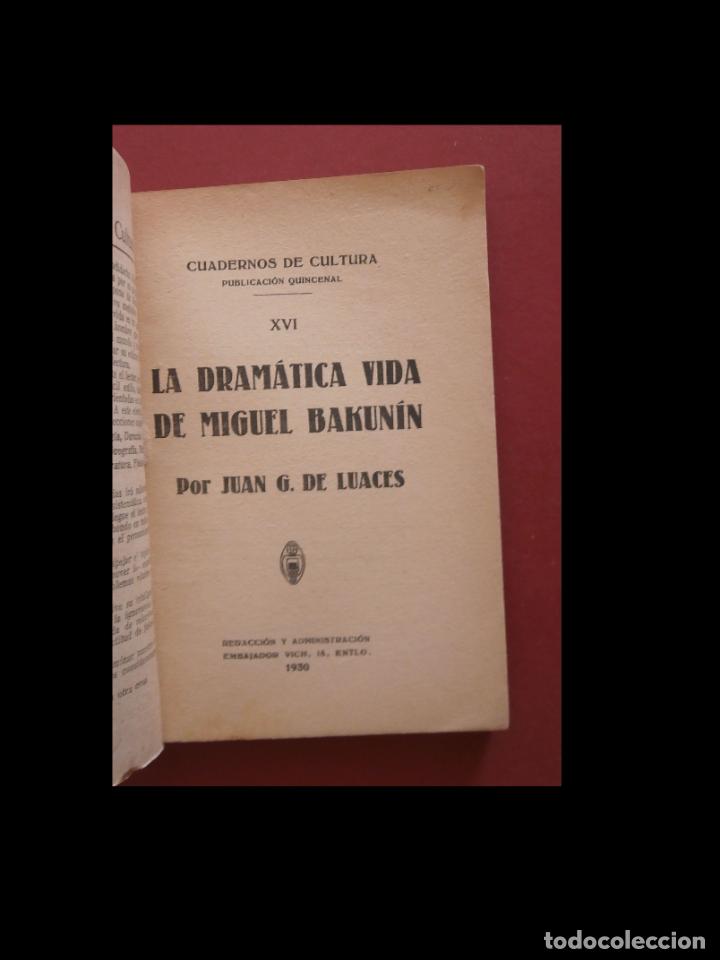 Libros antiguos: La dram&aacute;tica vida de Miguel Bakunin. Juan G. de Luces - Foto 5