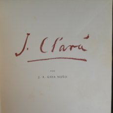 Libros antiguos: L-296. J. CLARÁ. J. A. GAYA NUÑO. 1948.