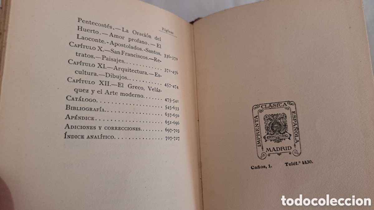 Libros antiguos: LO QUE SE SABE DE LA VIDA DEL GRECO - Foto 6