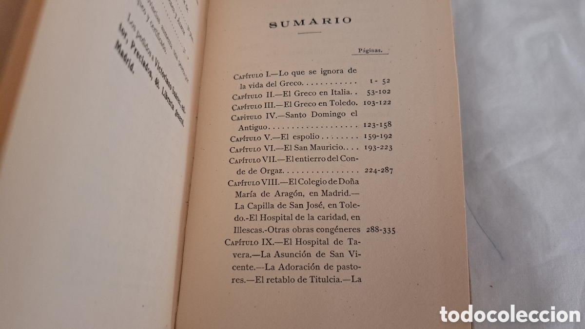 Libros antiguos: LO QUE SE SABE DE LA VIDA DEL GRECO - Foto 4