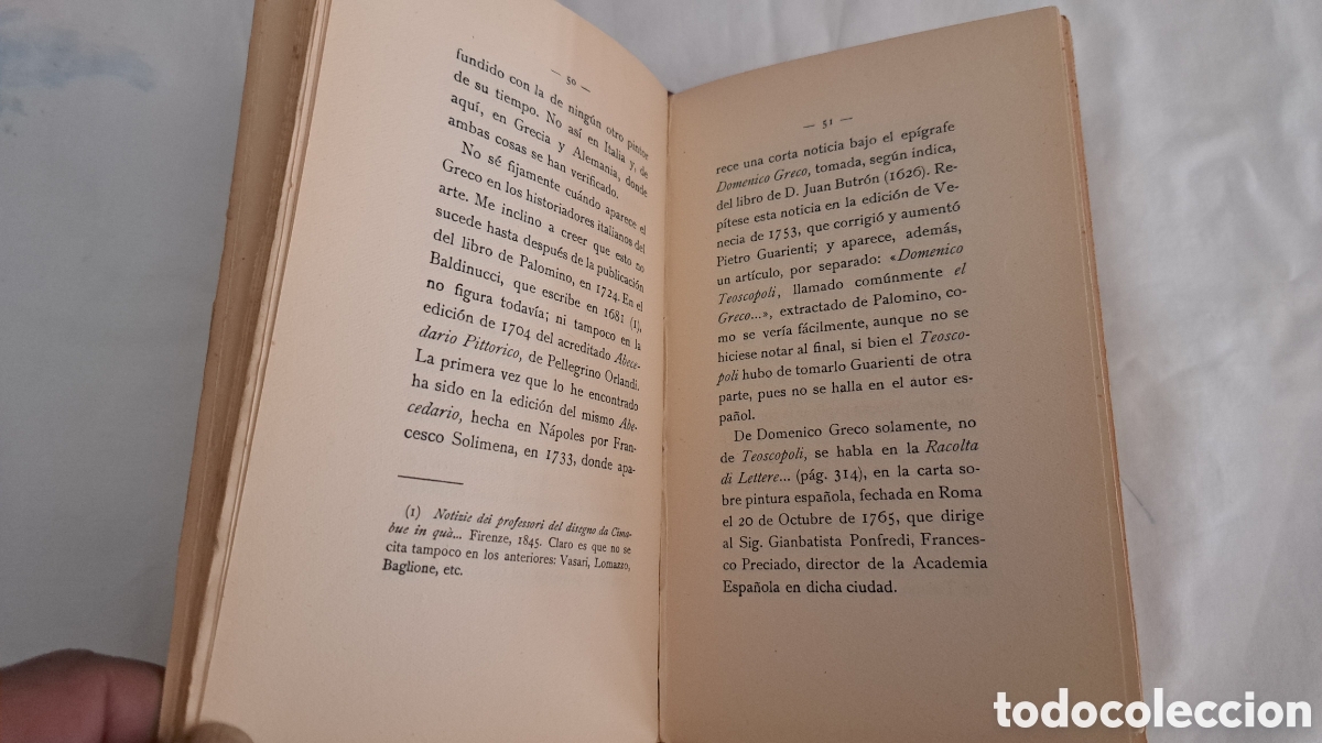 Libros antiguos: LO QUE SE SABE DE LA VIDA DEL GRECO - Foto 5
