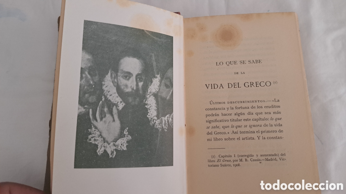 Libros antiguos: LO QUE SE SABE DE LA VIDA DEL GRECO - Foto 3