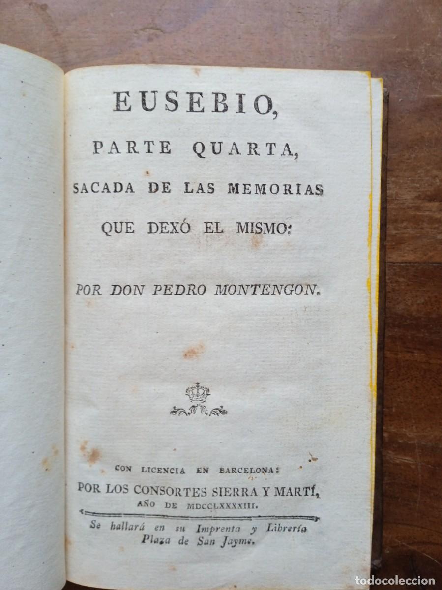 Libros antiguos: Eusebio Pedro Montegnon 1793 - Foto 3