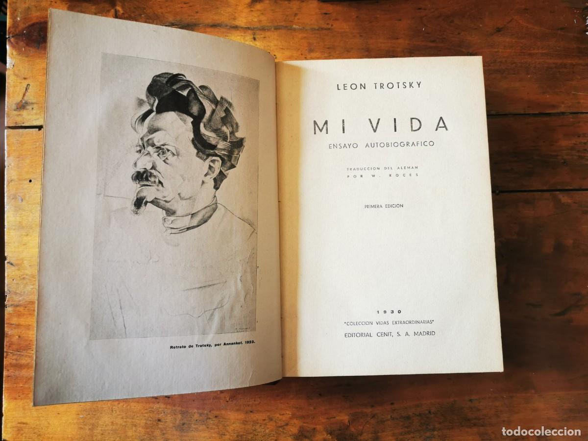 Libros antiguos: TROTSKY, Le&oacute;n. Mi vida: Ensayo autobiogr&aacute;fico - Foto 2