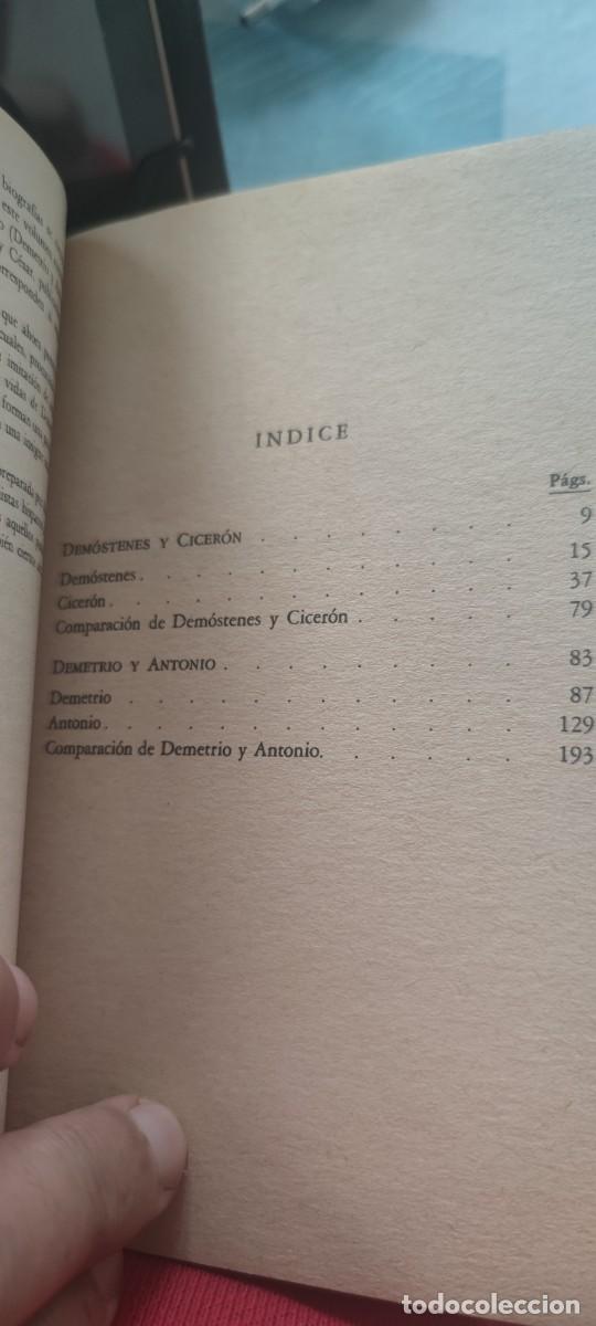 Libros antiguos: Vidas paralelas. Plutarco - Foto 2