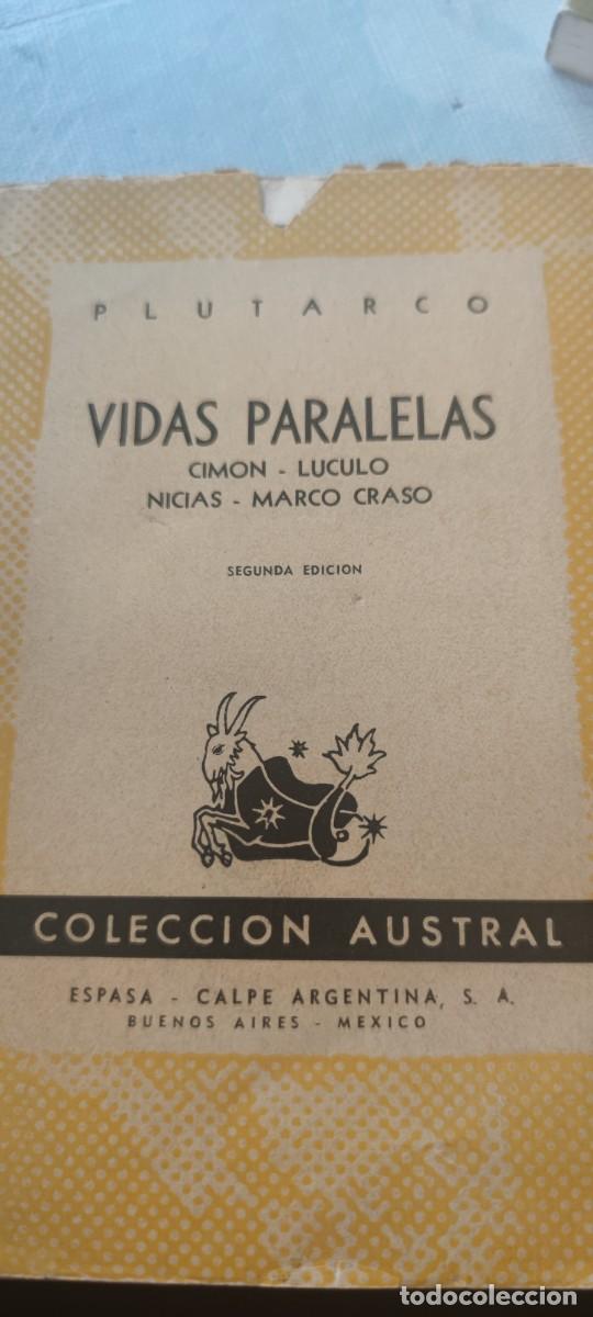 Libros antiguos: Vidas paralelas. Plutarco - Foto 1